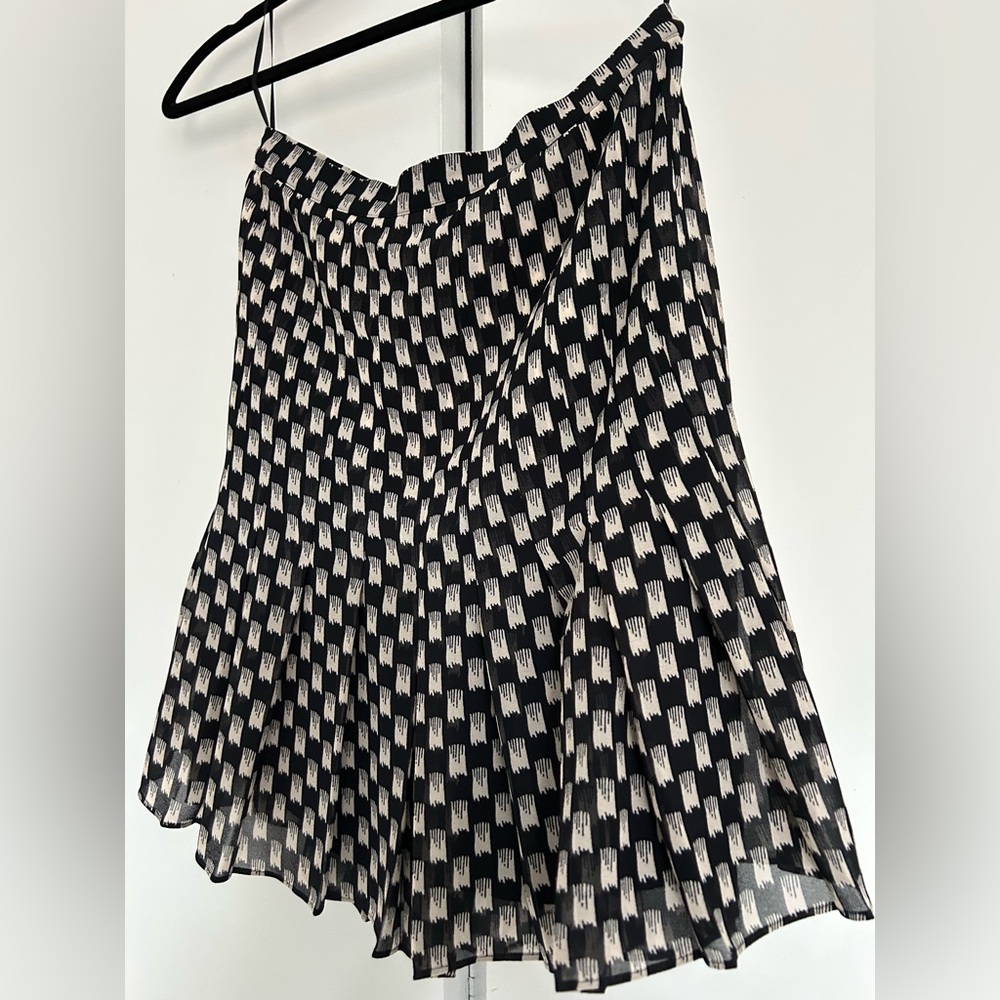 Reiss Vivi flippy print skirt